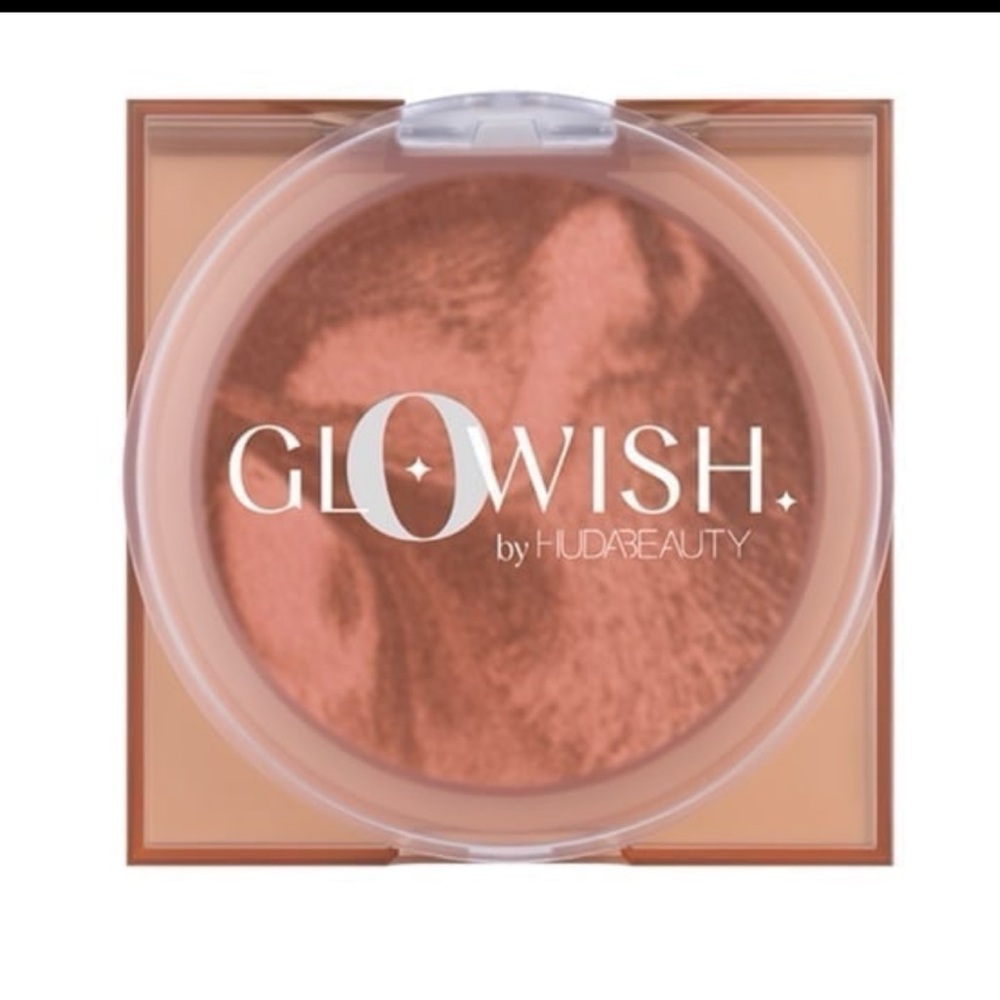 New HUDA BEAUTY GLOWISH Brown Bronzer & Contour 04 Deep Tan MINI